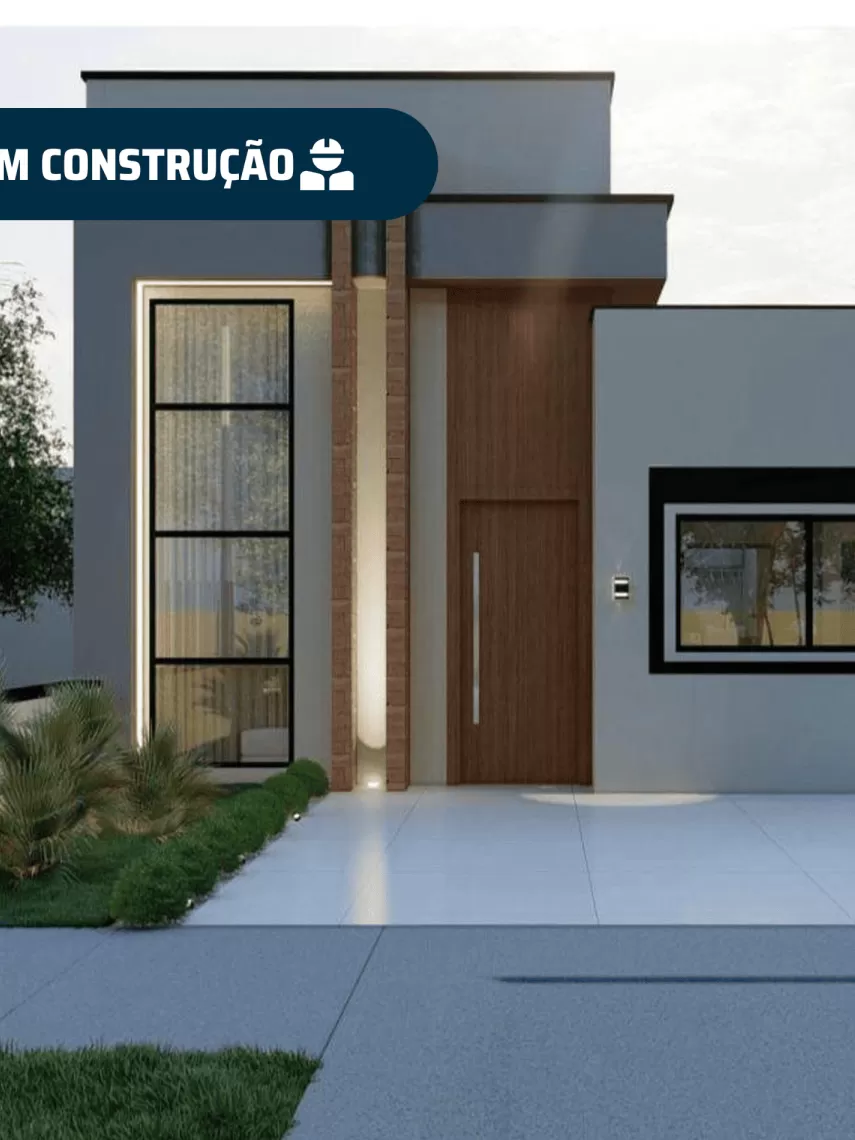 Casa Térrea à Venda com 3 dormitórios sendo 1 suíte e conceito integrado, 143m² no Condomínio Vale Azul em Votorantim/SP