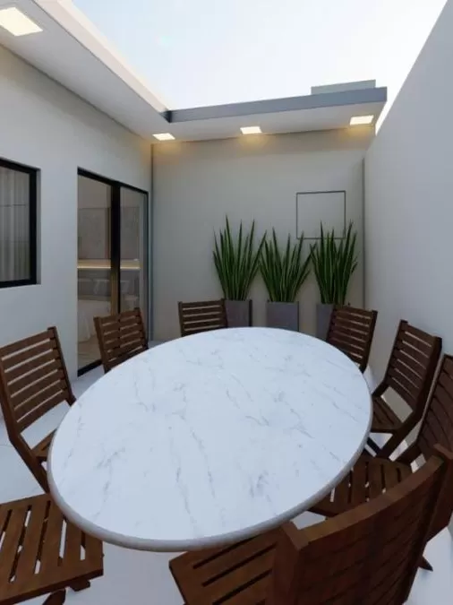 Casa Térrea à Venda com 3 dormitórios sendo 1 suíte e conceito integrado, 143m² no Condomínio Vale Azul em Votorantim/SP