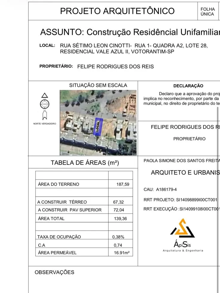 Sobrado à Venda com 3 dormitórios sendo 1 suíte e espaço gourmet com churrasqueira, 140m² no Condomínio Vale Azul em Votorantim/SP