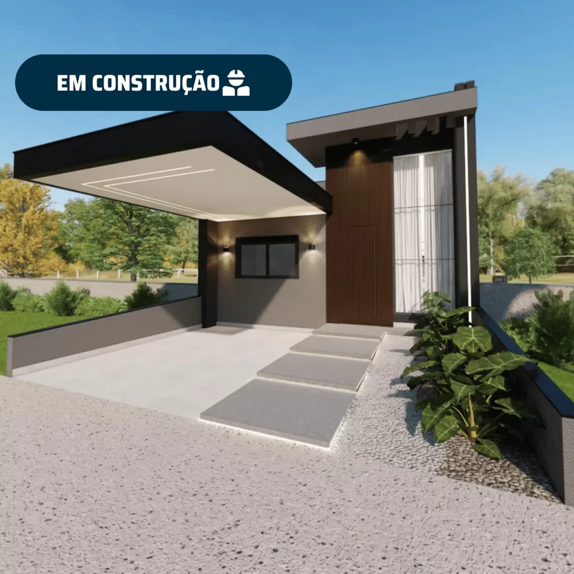 Casa Térrea à Venda com 2 dormitórios sendo 1 suíte e quintal nos fundos, 117m² no Condomínio Vale Azul em Votorantim/SP